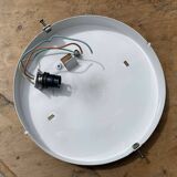 Ceiling or wall light from the Holophane brand from the 1960s - Glass and metal