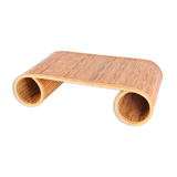 Table basse en rotin