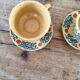 Vintage coffee service in handmade ceramic