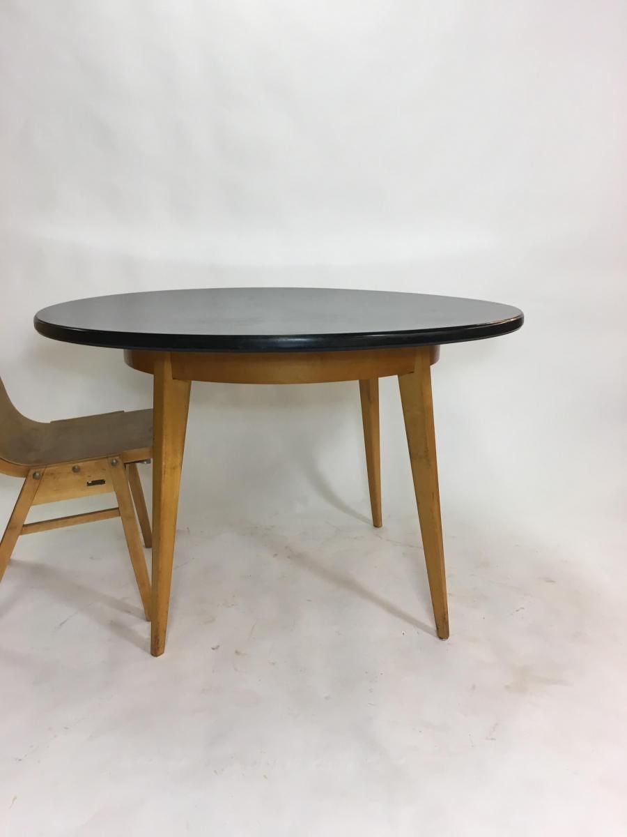 Table of dining in Birch by Cees Braakman for Pastoe 1950 s vintage
