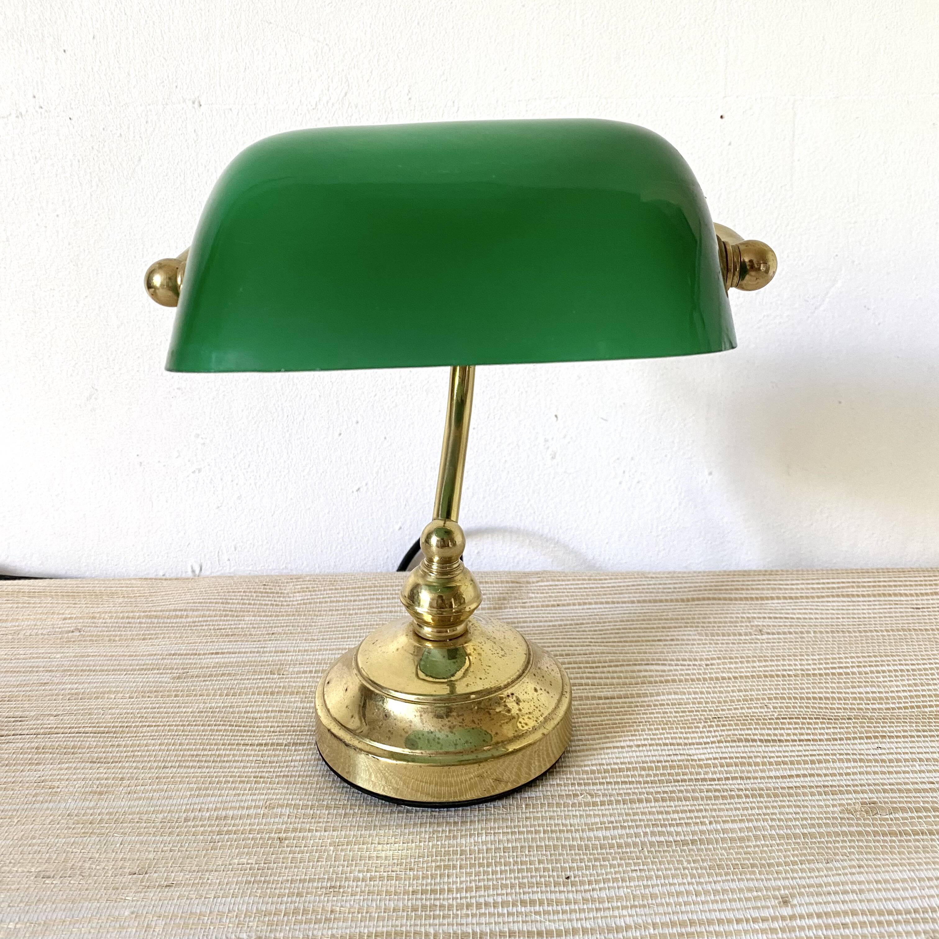 Lampe style notaire, banquier, années 80