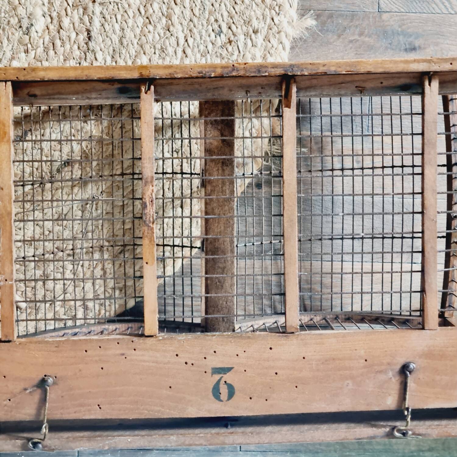 19th century bird cage in its original condition