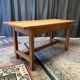 Small farmhouse table in solid oak