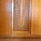Wood cabinet and rattan 60s