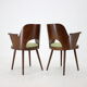 1960s set of four Oswald Haerdtl dining chairs, Czechoslovakia