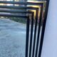 Large geometric rectangular mirror ORDER NUMBER around 1970