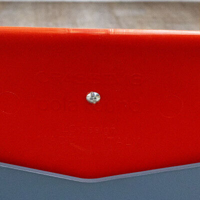 4-legged chair CRASSEVIG Pola Round Red / Grey