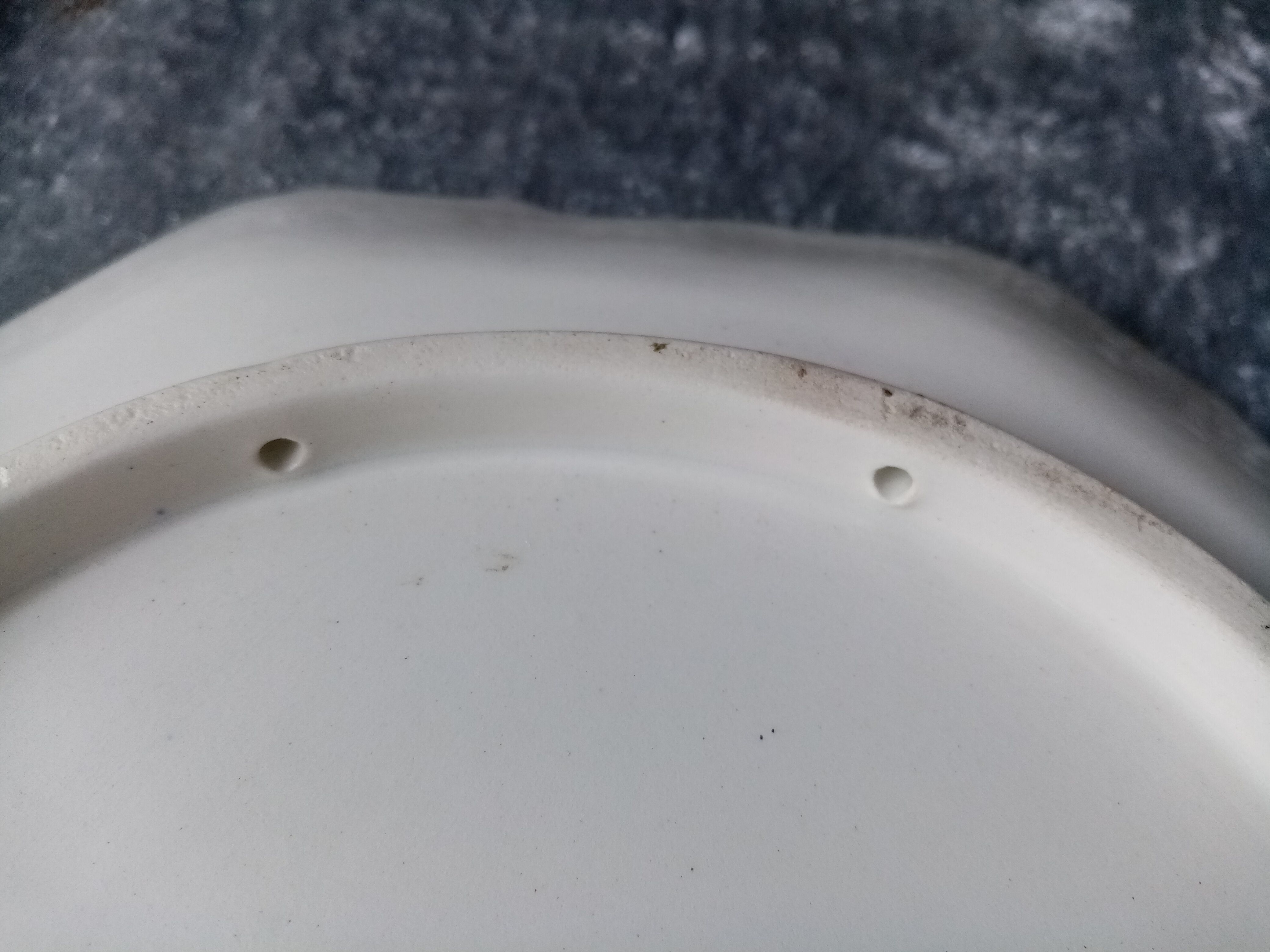 Wall dish in faience of gien model renaissance signed