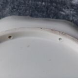 Wall dish in faience of gien model renaissance signed