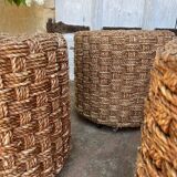 4 wooden stools and rope 1960