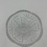 Antique cut Bohemian crystal vase