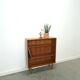 Noten fineer boekenkast LP kast met legplanken nr. 2