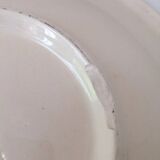 Large round ceramic serving platter from Lunéville, Chantal pattern