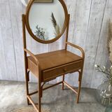 Vintage rattan dressing table