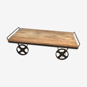 Industrial coffee table