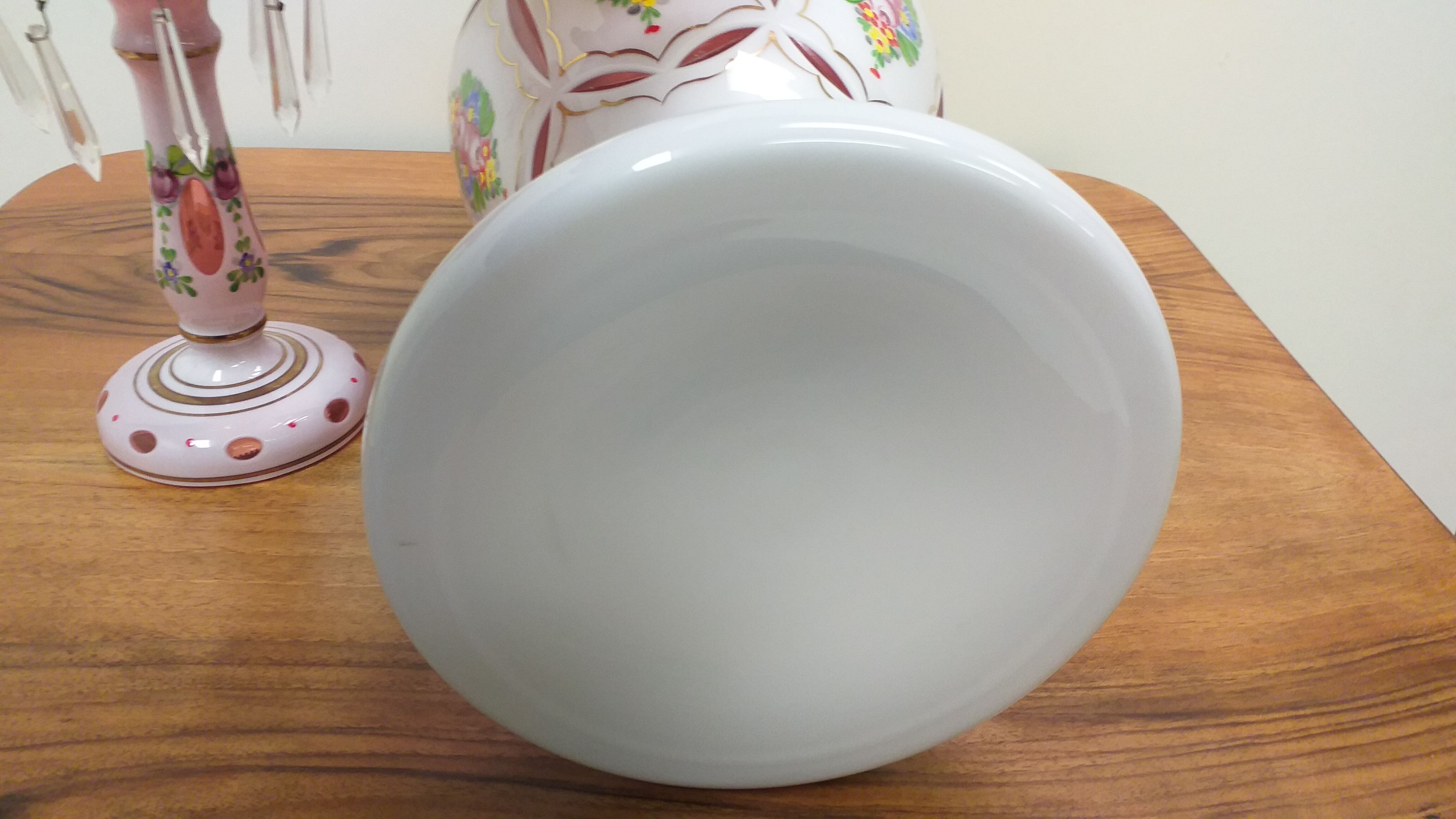 1960 vase and candlestick, Czechoslovakia