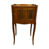 Louis XV style bedside, door imitating books