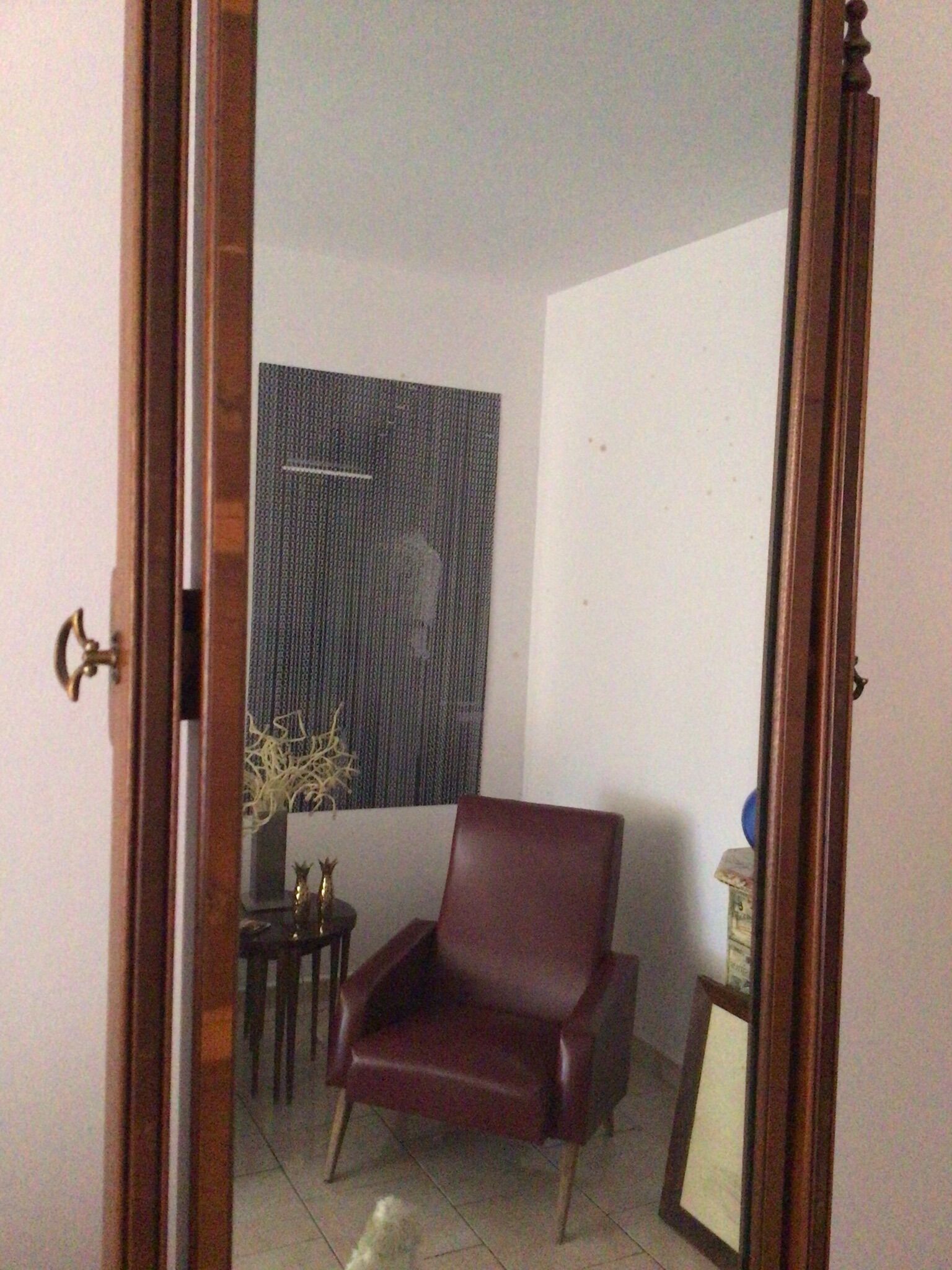 Mirror on feet Psyche style 39x160cm