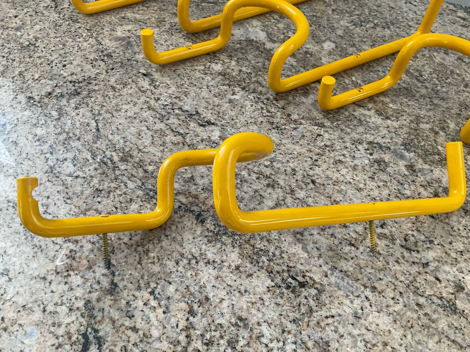 Series of 4 “Taka” hooks by Cesar Rota Nodari Acerbis