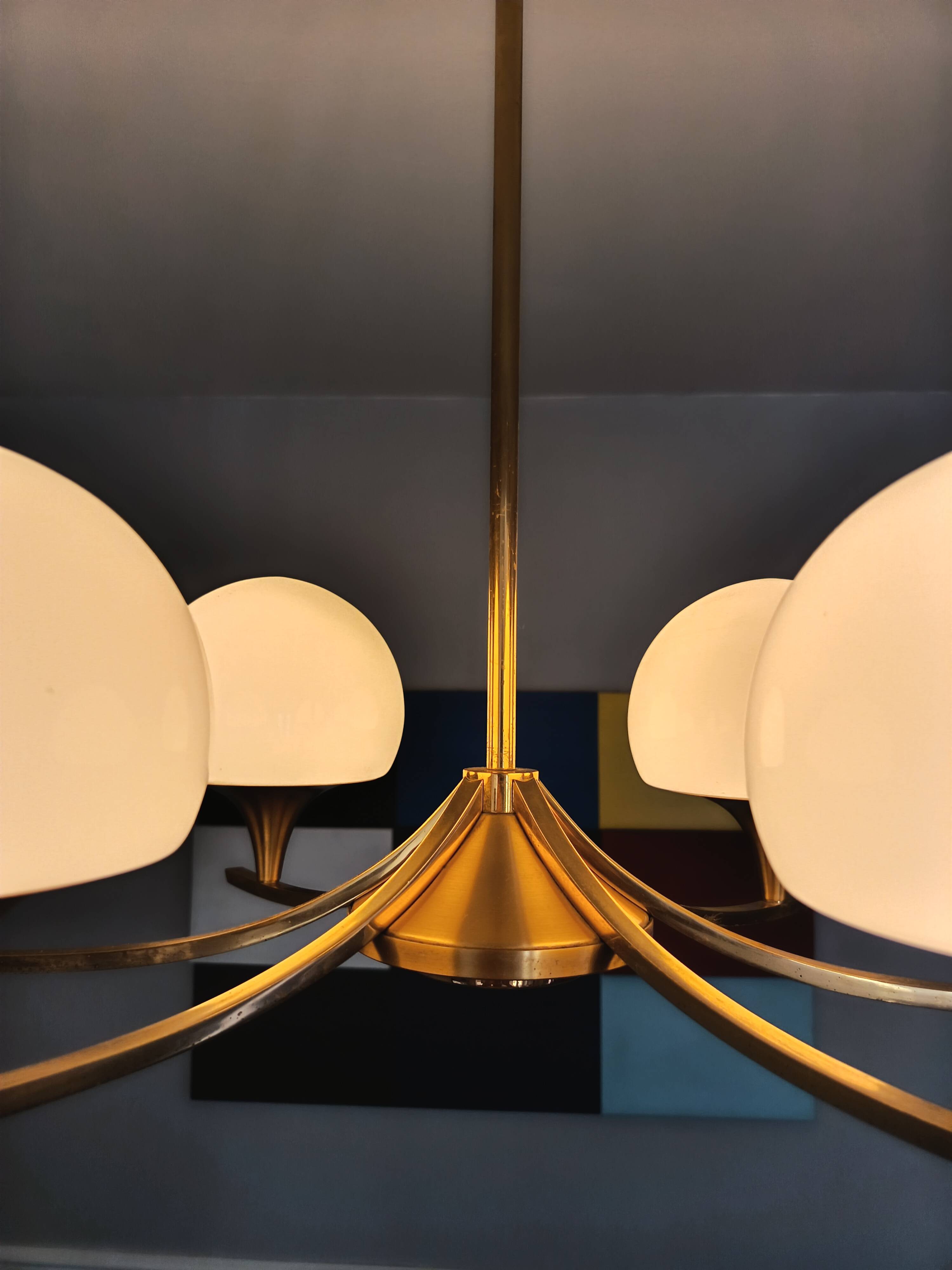 Chandelier par Gaetano Sciolari des années 1970