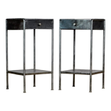 Set Iron Nightstands, 1910's