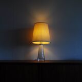 Scandinavian Modern White Glass Table Lamp by Carl Fagerlund for Orrefors