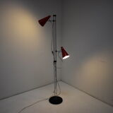 Red floor lamp by Lidokov, 1960s