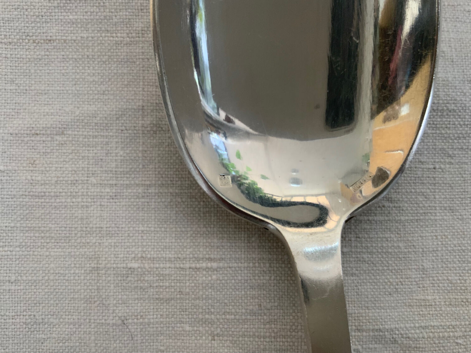 12 silver-plated spoons