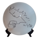 Assiette jean cocteau