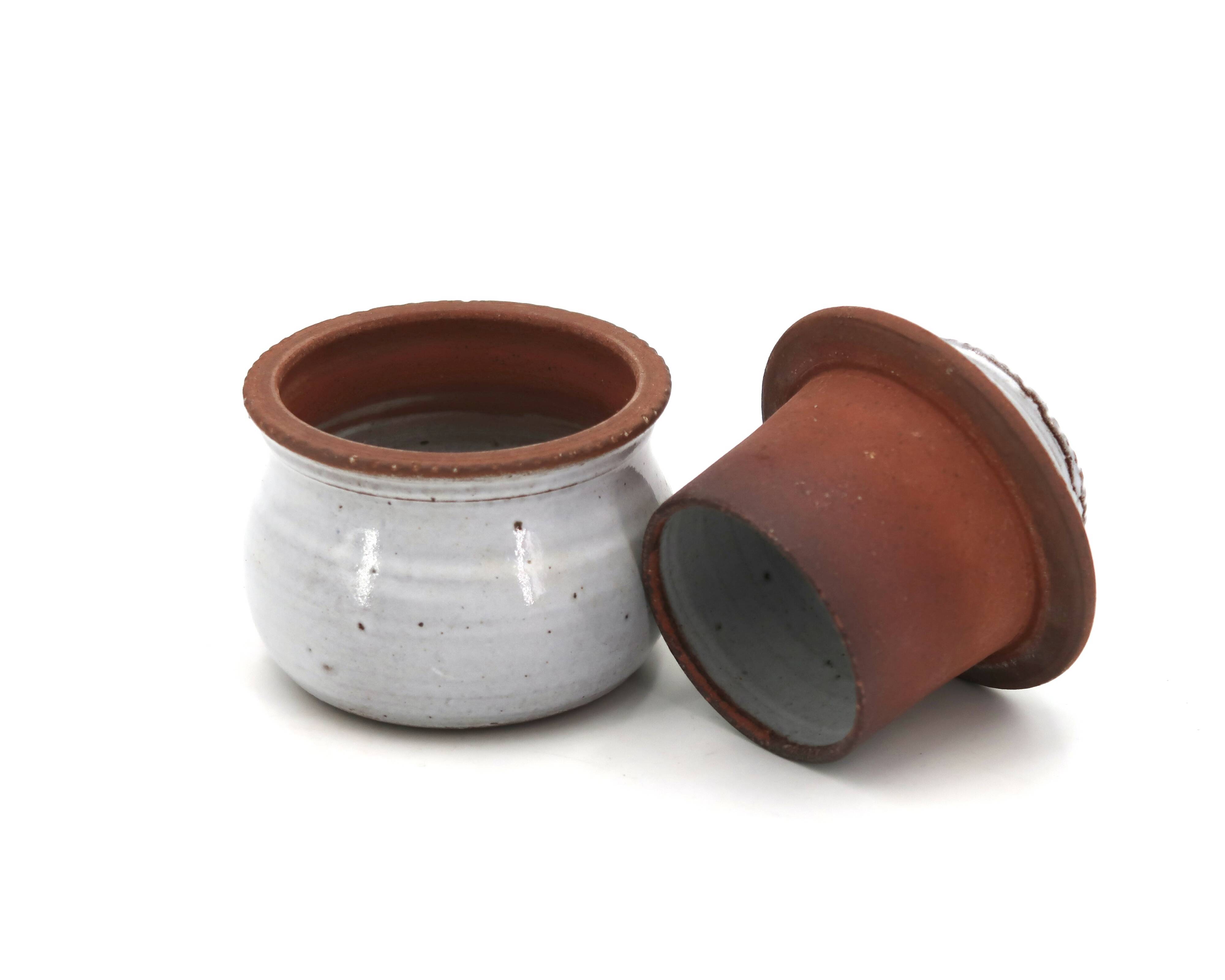 Ceramic butter dish by Jeanne and Norbert Pierlot, 1960s
