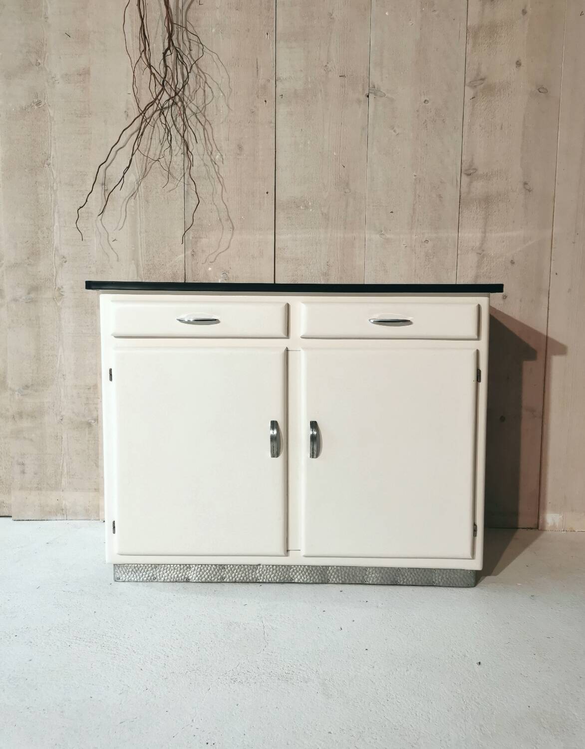 Small white sideboard