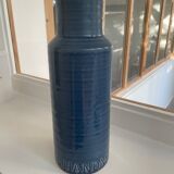 Large navy blue vase / king design "handmade"