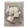 Old academic drawing, profile portrait of a woman by Deleiderrier 1901