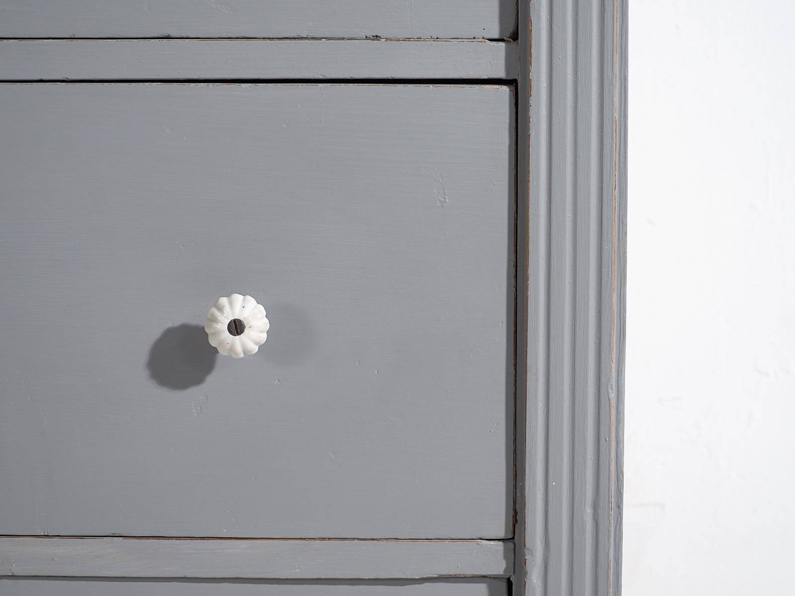 Antique grey chest of drawers (c.1920) #19