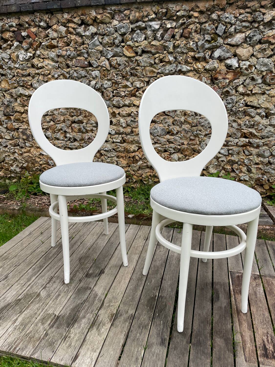 Pair of vintage Baumann chairs 1970