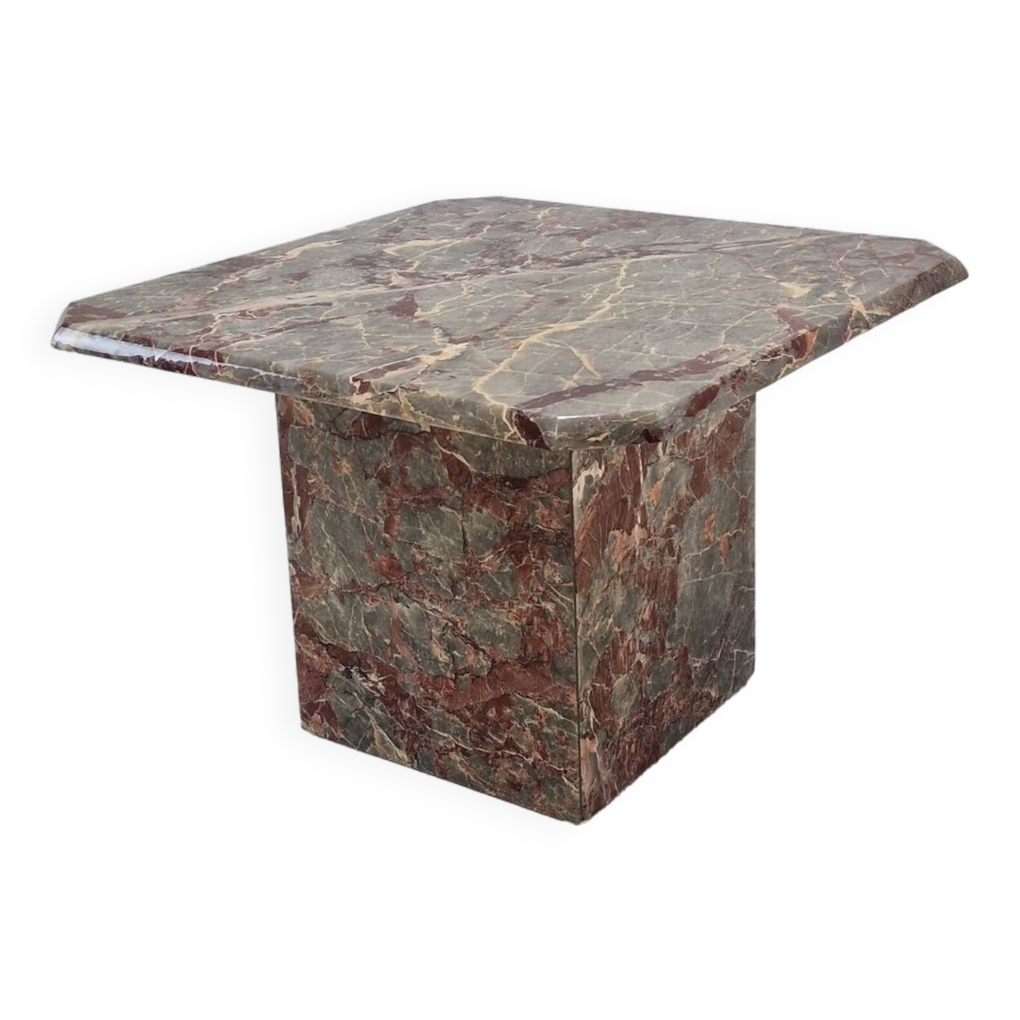 Italian Marble Coffee or Side Table, 1980s