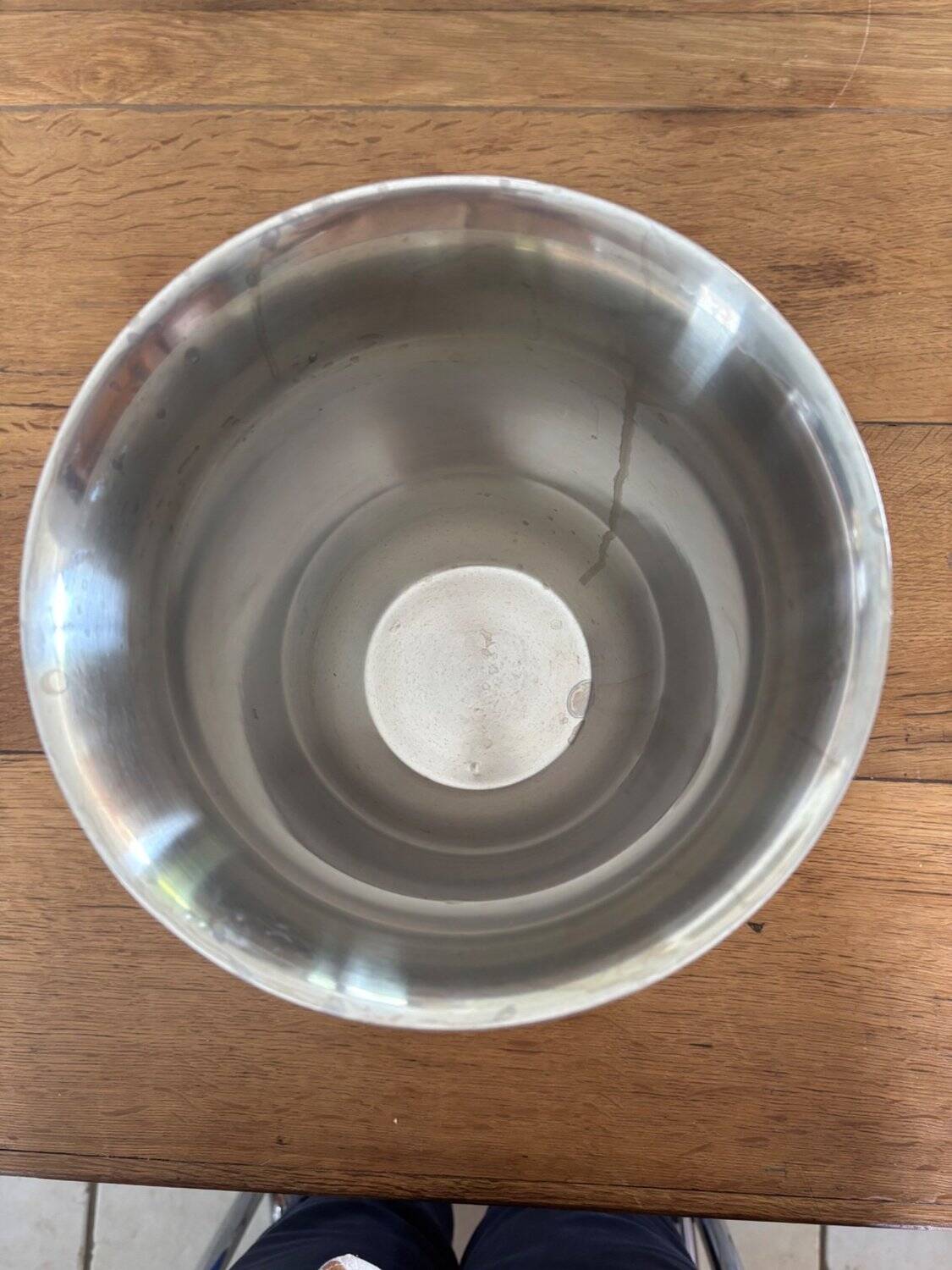 Champagne Bucket Guy Degrenne – Stainless Steel & Gold-Plated Brass