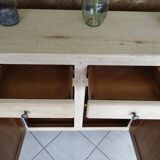 Large renovated solid oak sideboard