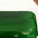 Desk lamp (library/banker) green & gold