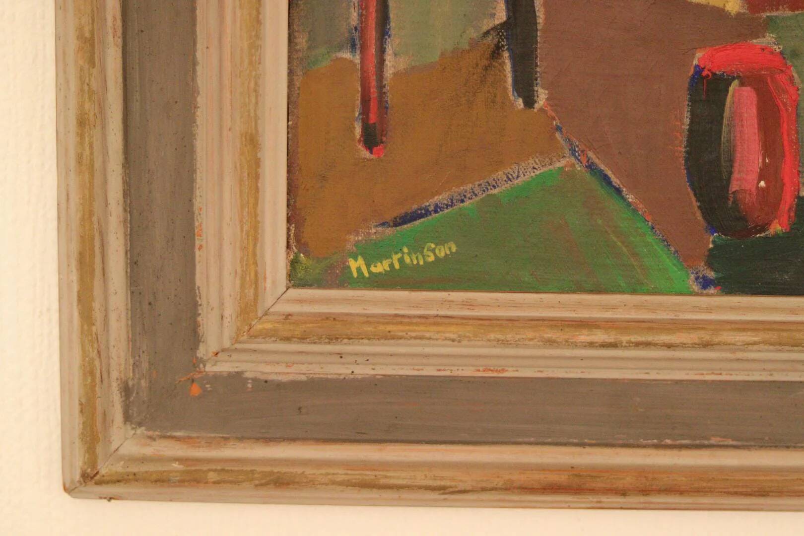 House obscured by a tree by Harry Martinson