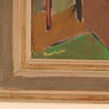 House obscured by a tree by Harry Martinson