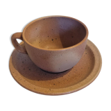 Tasse à café vintage en grès
