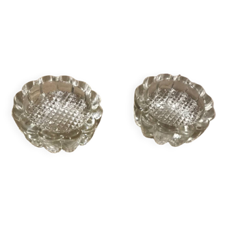2 pocket trays in pure crystal