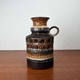 Ceramic vase from the Danish modern mid-century studio, 1960s.