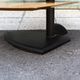 Cast iron and wood coffee table Stile Saporiti Italia Anni '70