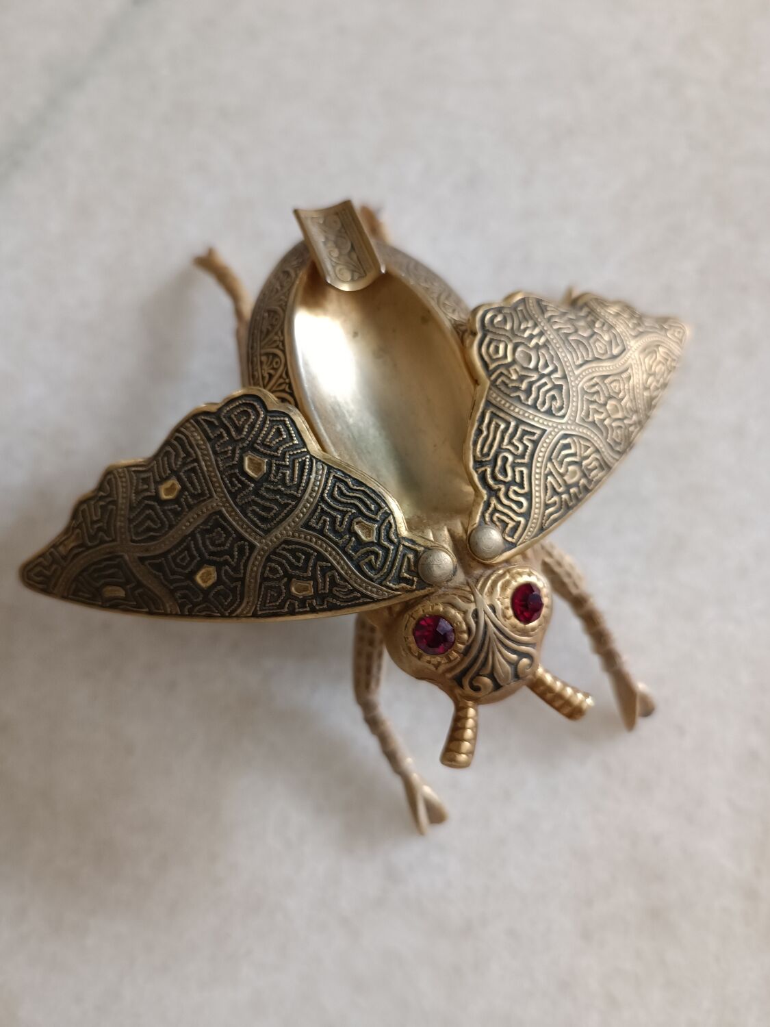 Brass ashtray "fly"