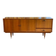 Buffet enfilade scandinave bois massif et palissandre  laquée 220cm 1960