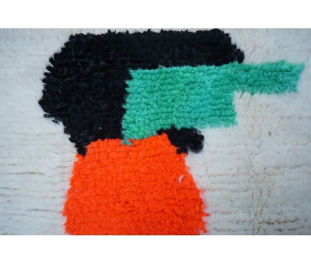 Colorful Berber carpet 145x100cm