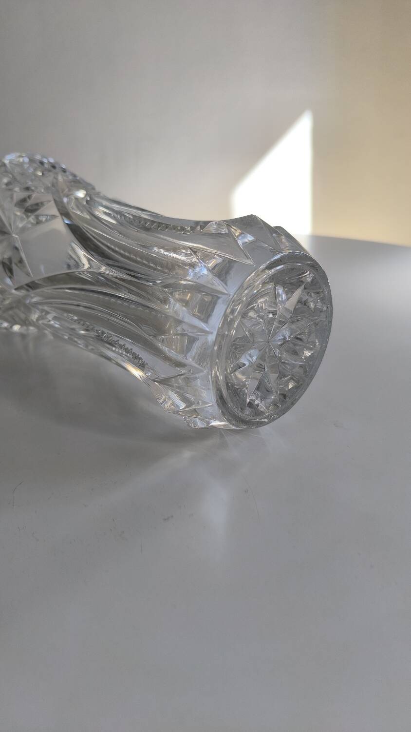 Vintage Vincennes vase by Cristal D'Arques Durand in crystal