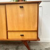 Vintage compass foot sideboard